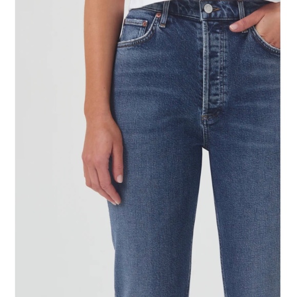 Agolde Riley Long in cypher, size 28 - Picture 2 of 7